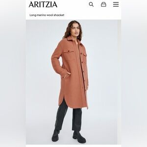 Wilfred Free The Ganna Long Shirt Jacket